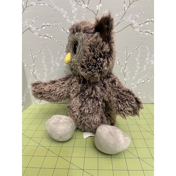 Progressive Plush 10" Calvin Owl Stuffed Animal 2021 Embroidered Eyes Soft Toy - Picture 4 of 9